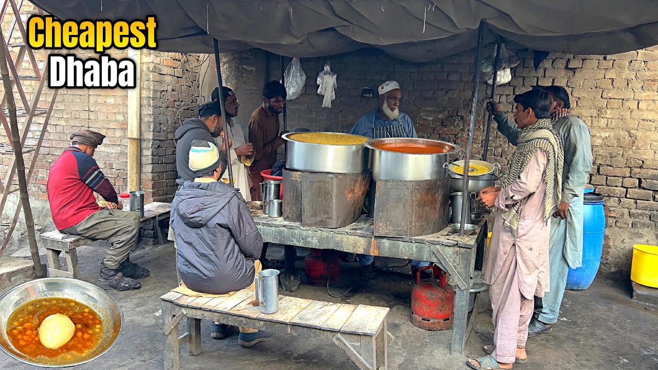 50/- Rs BUDGET STREET FOOD HEAVEN 😍 CHEAPEST CHANA BREAKFAST EVER ! DISCOVER PAKISTANI STREET FOOD