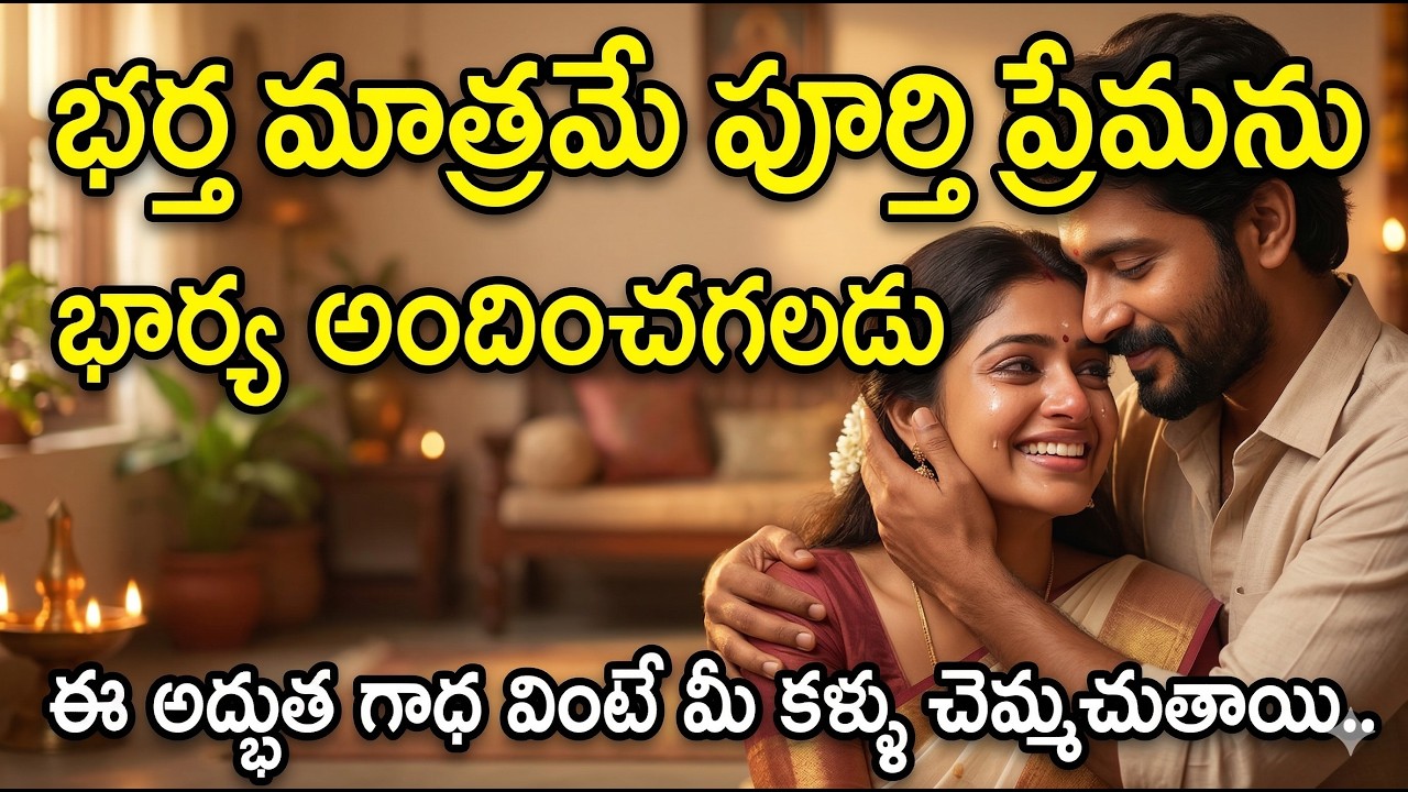 #భర్త మాత్రమే పూర్తి ప్రేమను భార్య అందించగలడు, ఈ అద్భుత గాధ వింటే మీ కళ్ళు చెమ్మచుతాయి.