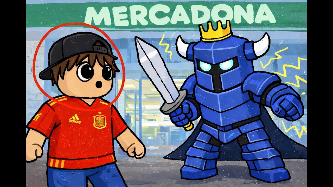 ¡¡ROBLOX PERO TRABAJAMOS EN UN MERCADONA!!