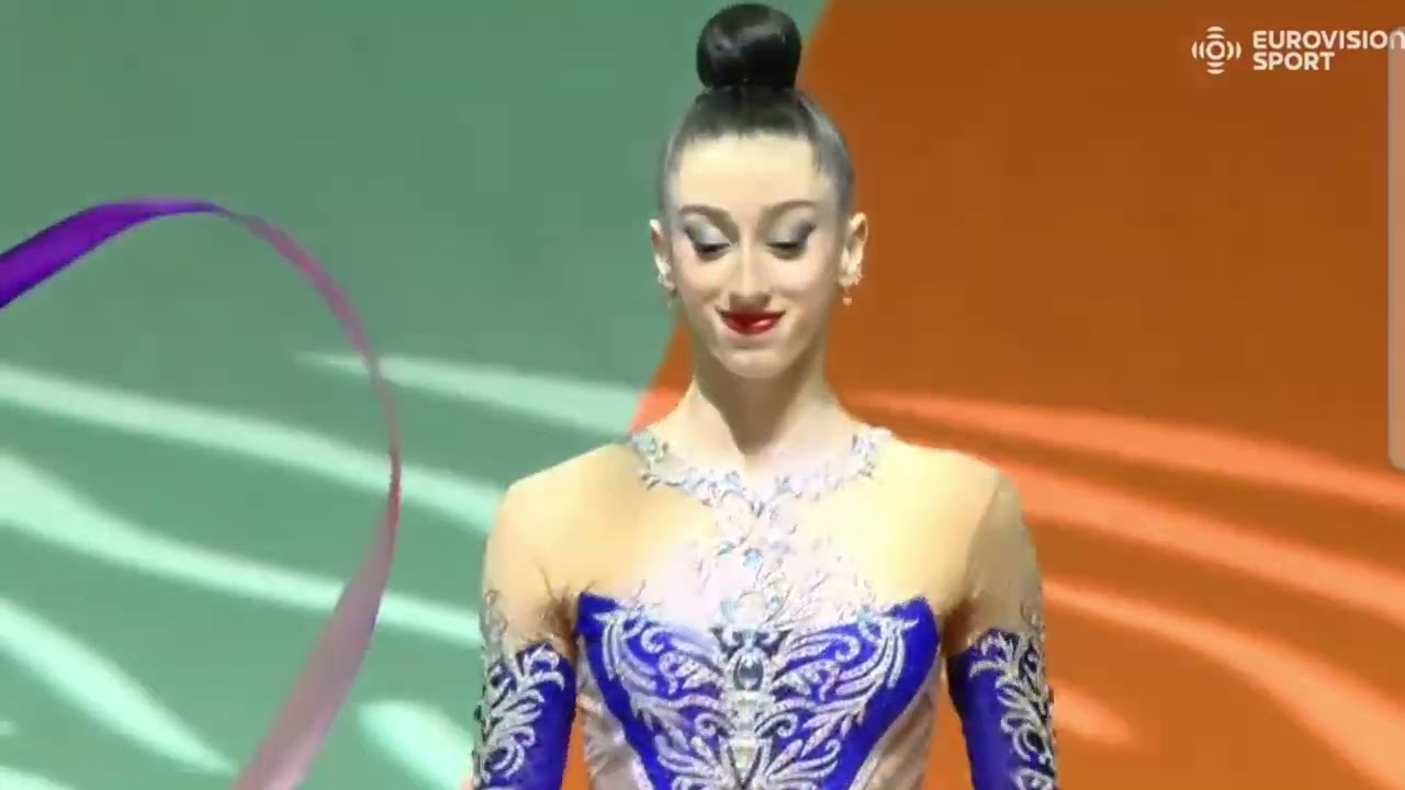 2024 Rhythmic Gymnastics European Championships QF Set D Clubs and Ribbon [Eurovision Sport]