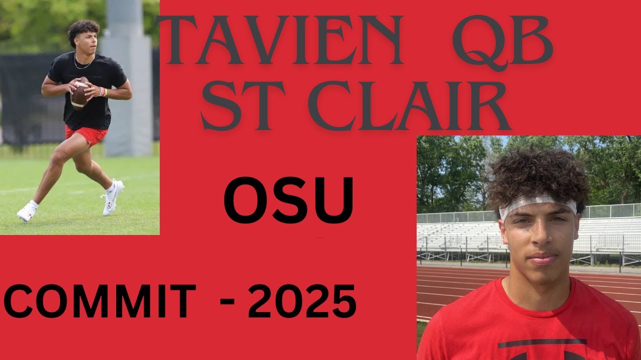 QB Tavien St Clair leads Bellefontaine HS - Ohio State Football 2025 Commit