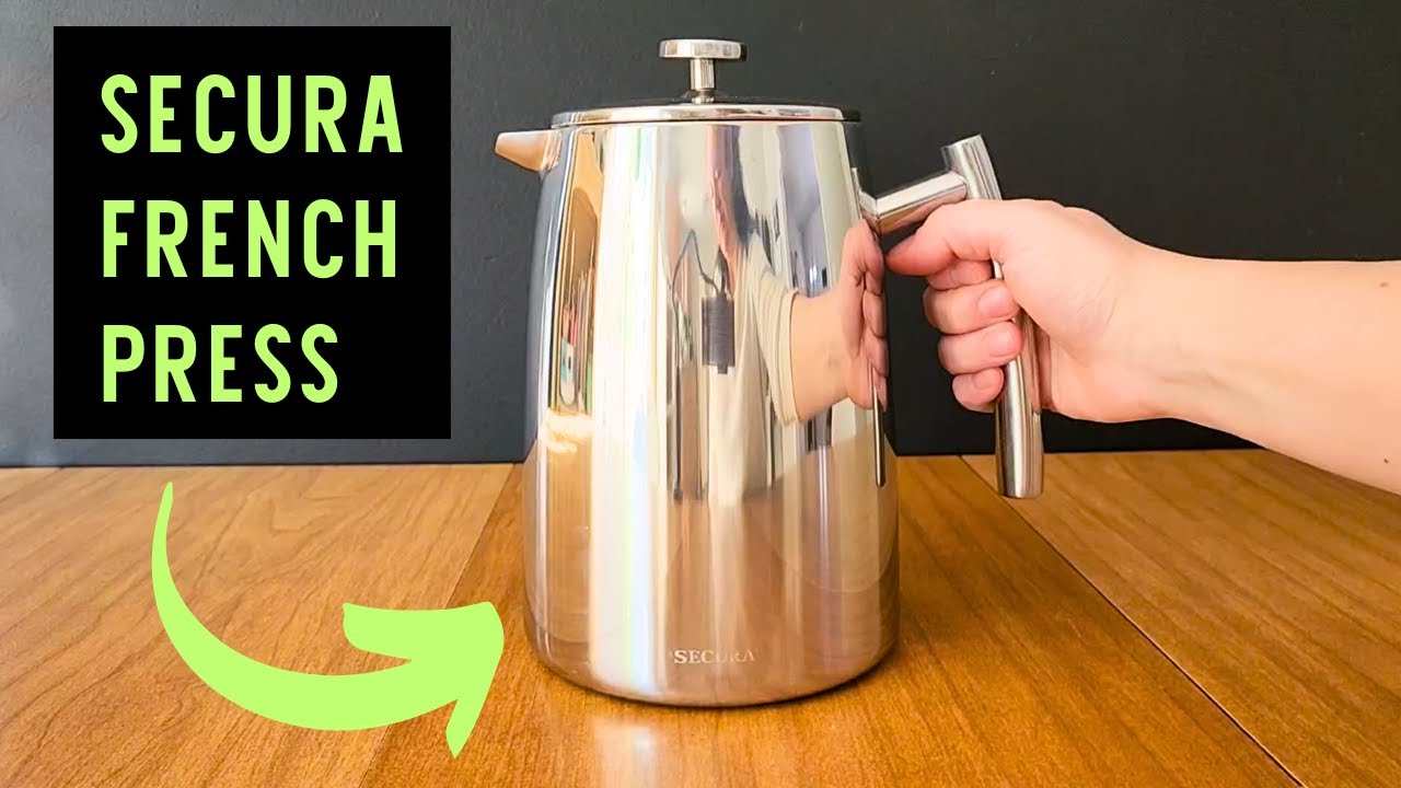 Huge Secura Stainless Steel French Press for Delicious Coffee