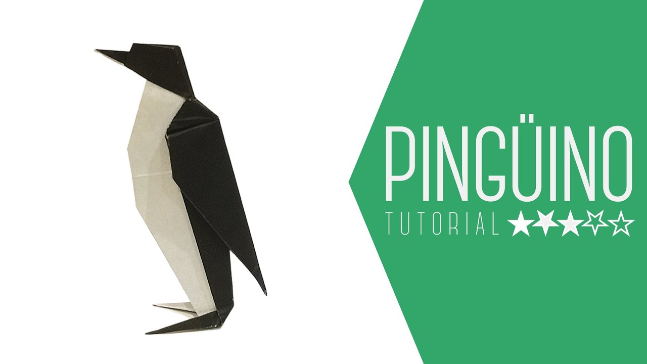 TUTORIAL ORIGAMI – PINGÜINO (★★★✩✩)
