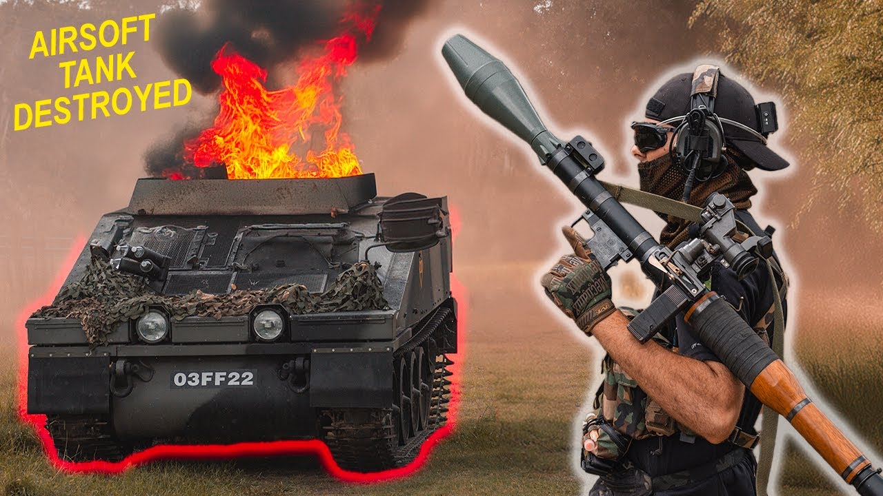 Airsoft Team DESTROYS Enemy Tank – DV8 Day/Night Game