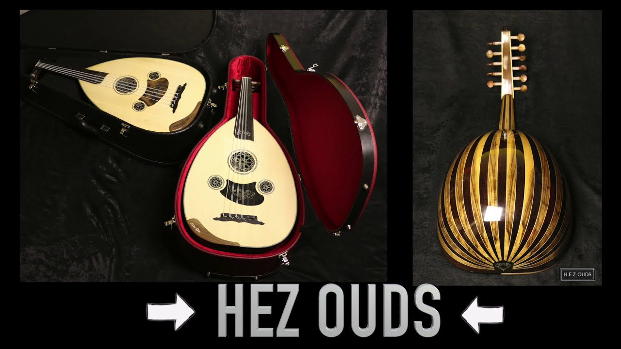 Wenge&Walnut HEZ OUDS (Mother Of Pearl)  (Vengi-Ceviz Sedefli UD)  - Uşşak Taksim