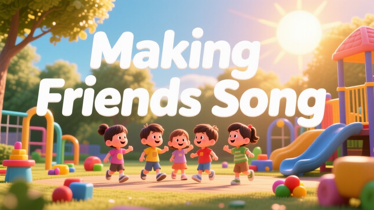 How to Make a Friend | Friendship Song for Kids
