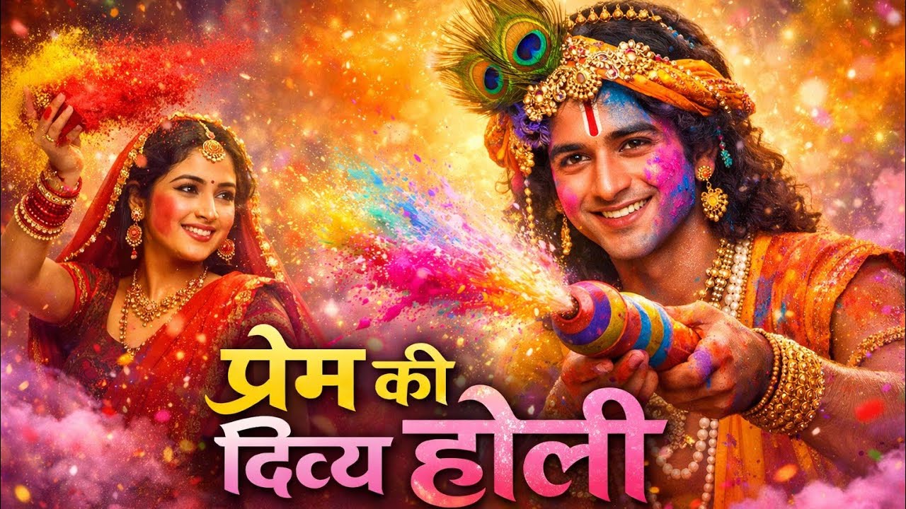 राधा कृष्ण की दिव्य होली कथा | Radha Krishna Holi  2026