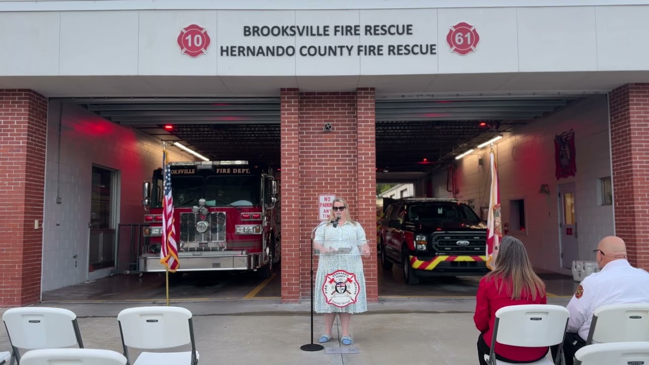 Transfer of Service Ceremony - City of Brooksville Fire Department & Hernando County Fire Rescue 