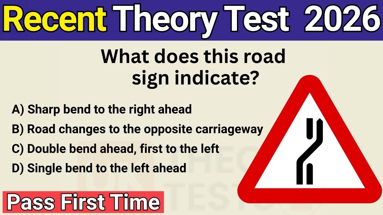 Driving Theory Test 2026 | 50 DVLA Style MCQs | UK Driving Theory Practice Questions