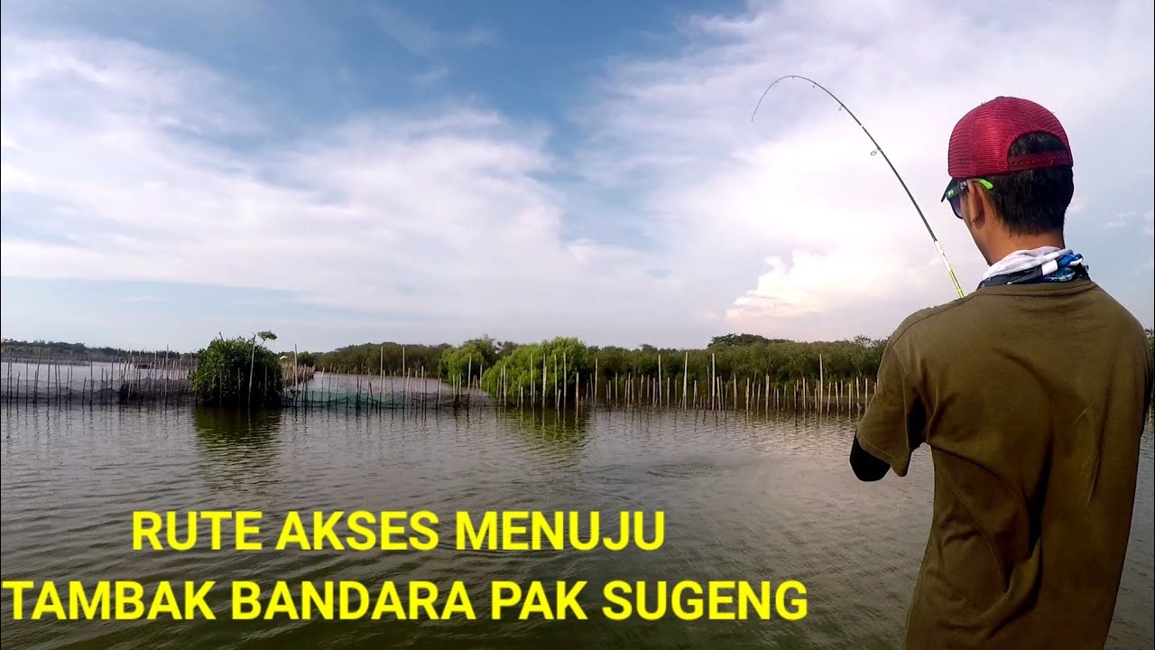 Rute akses menuju tambak Mbah Sugeng || spot mancing Semarang