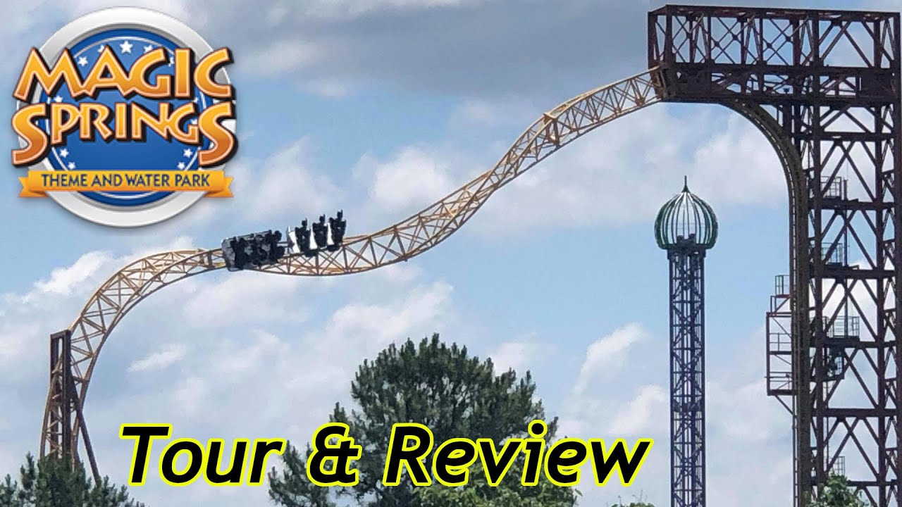 Magic Springs Theme Park Tour & Review with The Legend