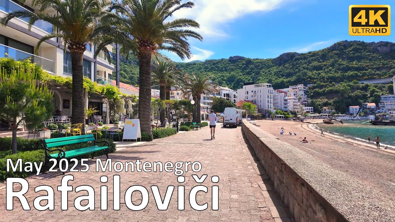 Rafailovići🌴Budva🏖️Montenegro🇲🇪2025🚶🏻‍♂️Walking tour📷4K60