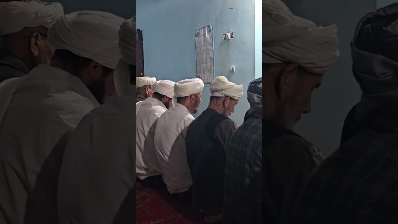Ilk Taroveh namozi نماز تراویح قریه تاشگذر ولسوالی شورتپه ولایت بلخ افغانستان 