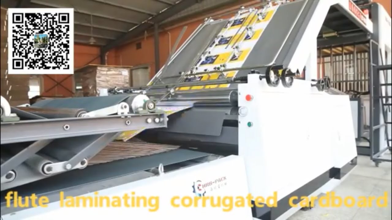 HRB-A Automatic  5ply Flute Laminator Machine Laminate corrugated paper with offset paper;3ply