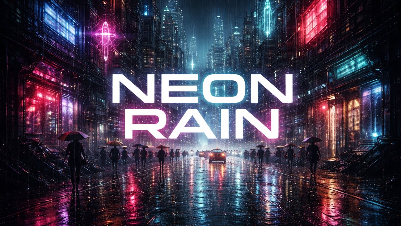 Neon Rain 🌧️ | Dark Cyberpunk Coding Music for Night Focus