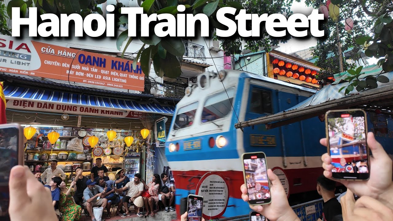 Hanoi Train Street | This is what you actually see!!