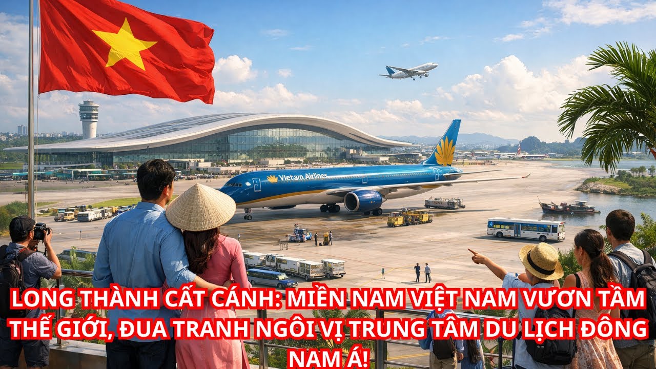 LONG THÀNH CẤT CÁNH MIỀN NAM VIỆT NAM VƯƠN TẦM THẾ GIỚI ĐUA TRANH NGÔI TRUNG TÂM DU LỊCH ĐÔNG NAM Á