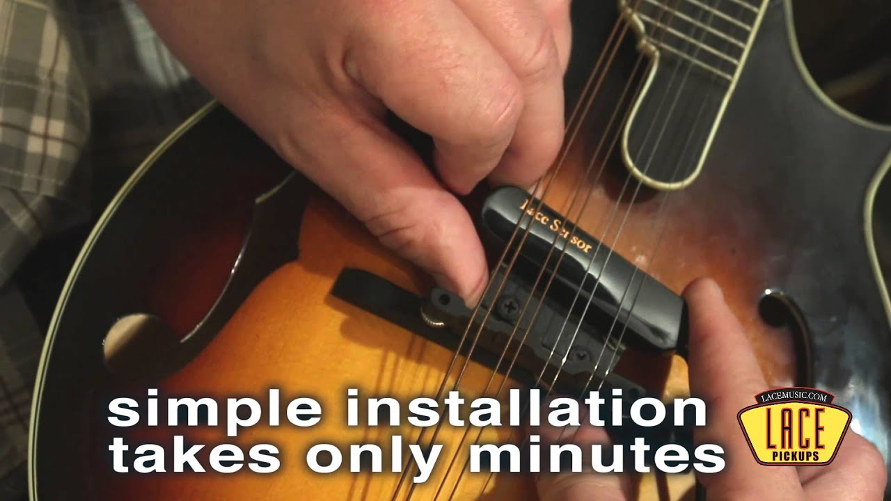 The Mando-Lace Sensor - A PASSIVE MANDOLIN PICKUP