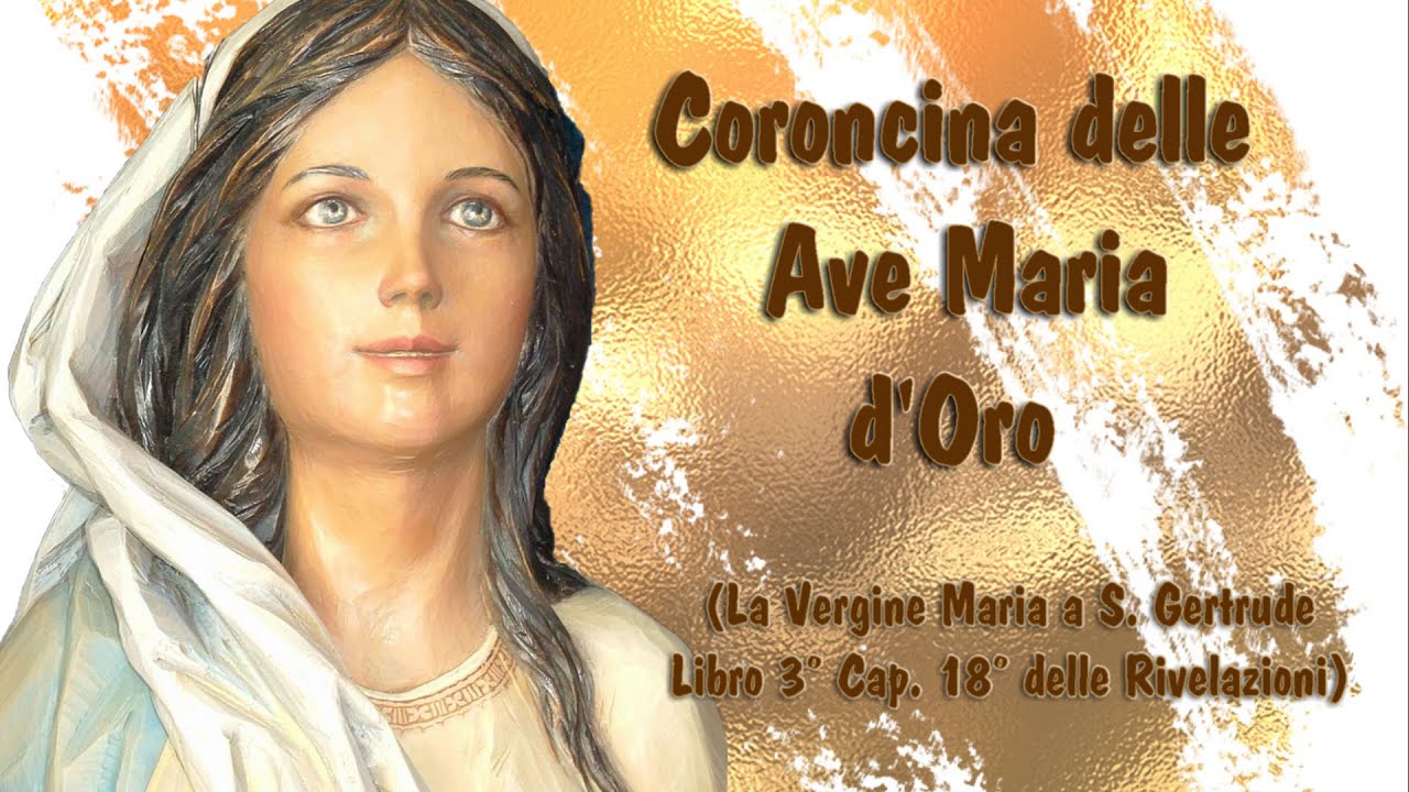 Coroncina delle Ave Maria d'Oro