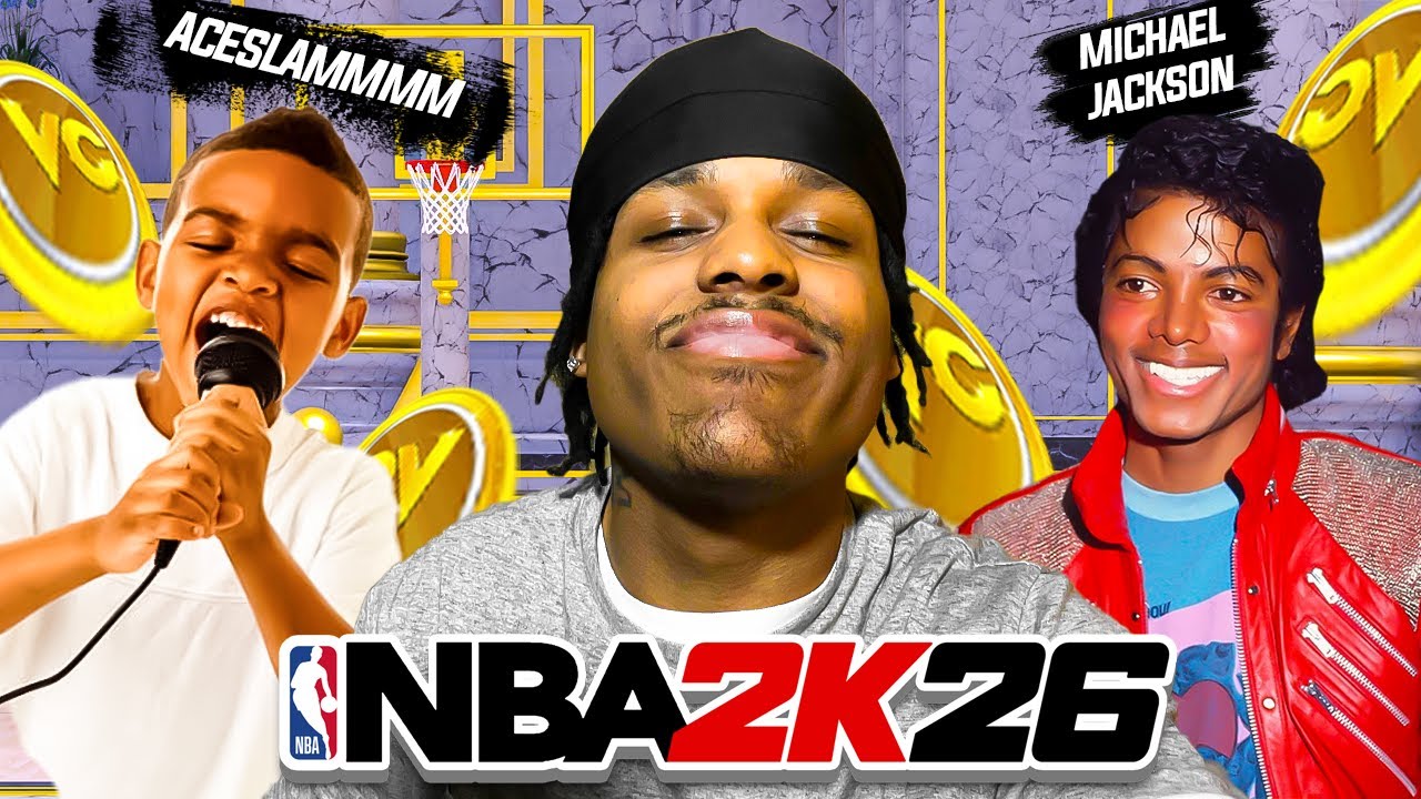 AceSlammn And Jrock CHALLENGED Michael Jackson ON NBA2K26!…(They Had A Sing-Off😂)