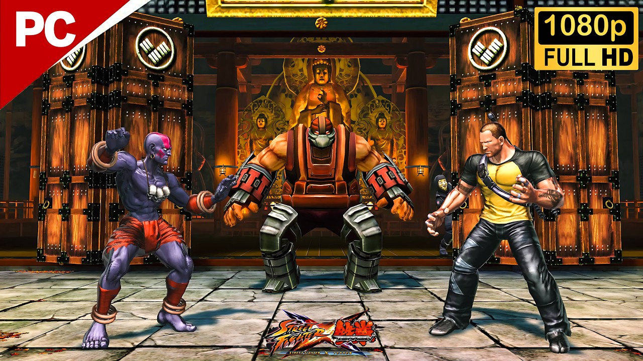 Street Fighter X Tekken | Сагат и Дхалсим против Коула и Мардука | Геймплей на ПК