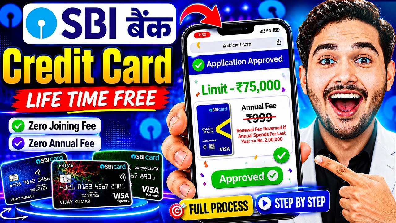 SBI Credit Card Online Apply 2026 | SBI Bank Credit Card | How to Apply SBI Credit Card Online