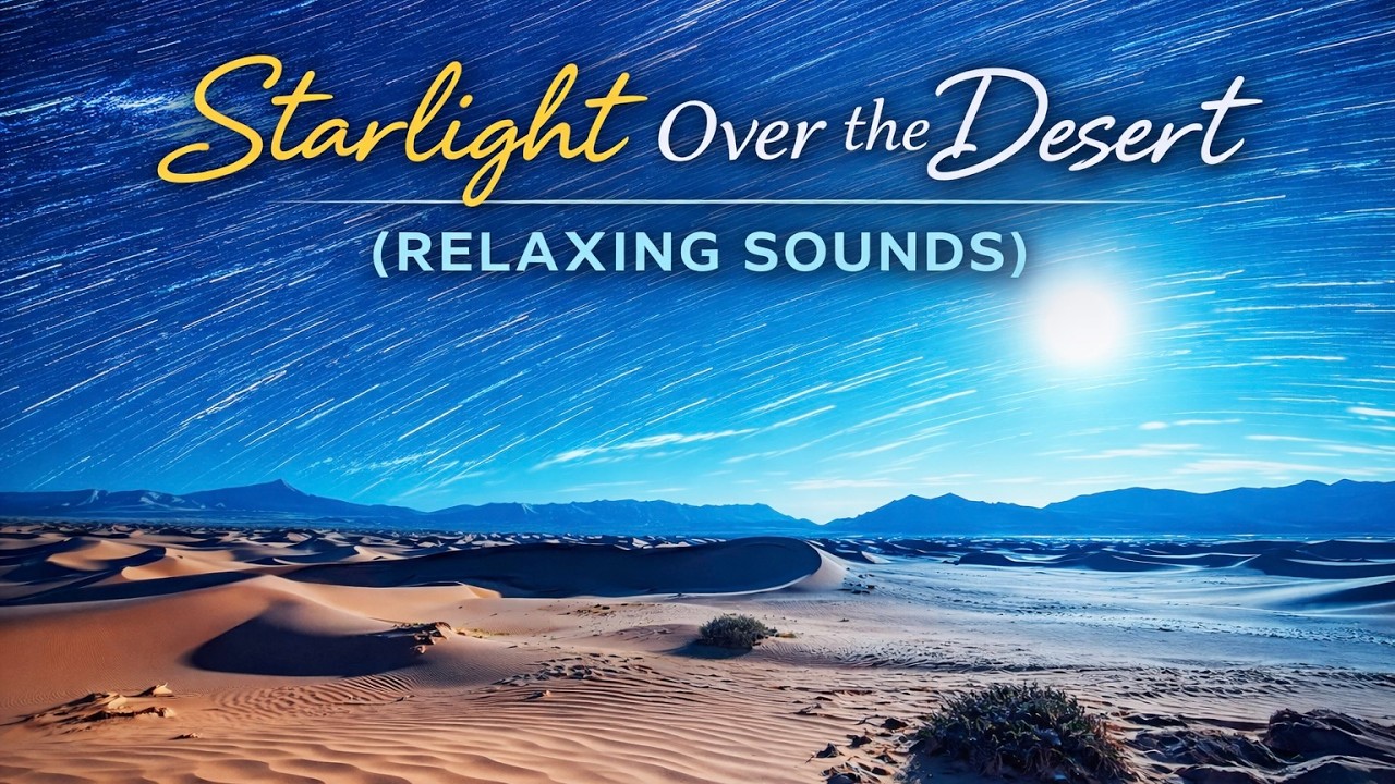 Starlight Over the Desert (Relaxing Sounds)