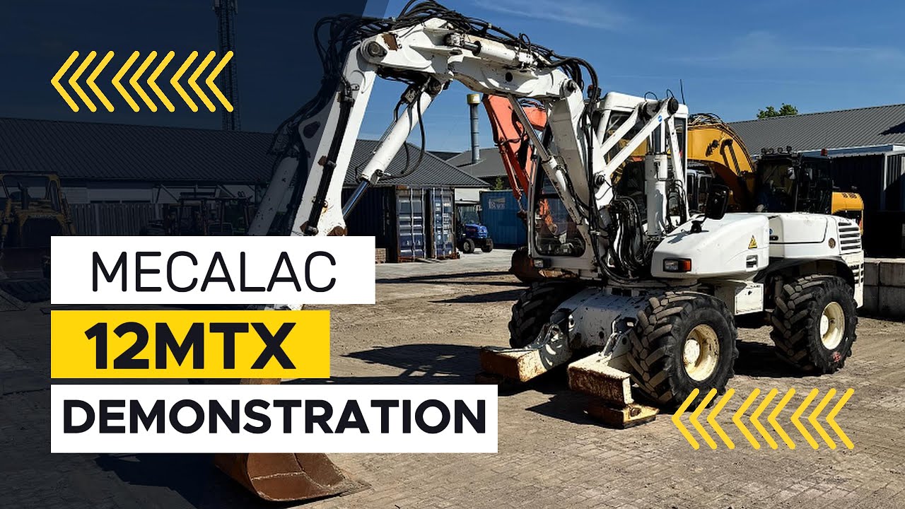 Mecalac 12MTX (2014) demonstration