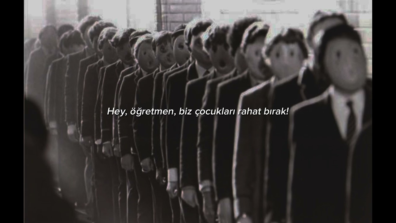 Pink Floyd - Another Brick in the Wall | Türkçe Çeviri (sped up + reverb)