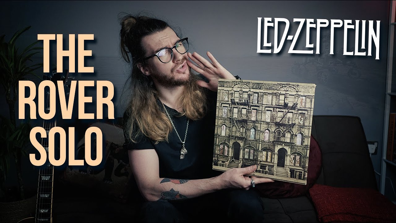 How to play THE ROVER Guitar Solo by Led Zeppelin