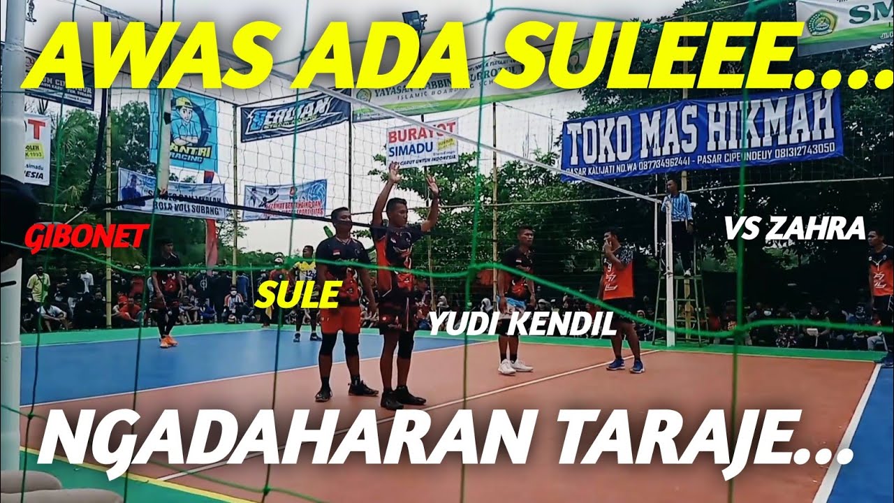 Nonton Volly Cikaum Taruna Karya Cup, Yudi Kendil Vs Zahra
