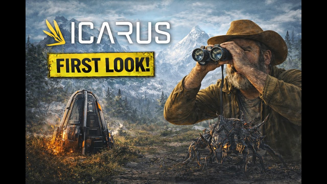 Первый взгляд на ICARUS – Сможет ли этот старик выжить на этой планете? #ICARUS #ICARUSFirstLook ...