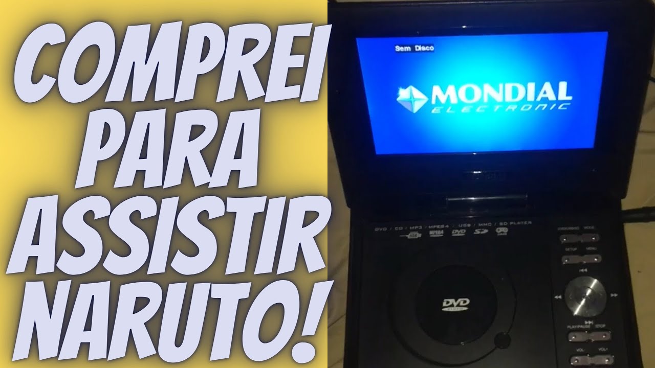 APARELHO DVD PORTÁTIL MONDIAL