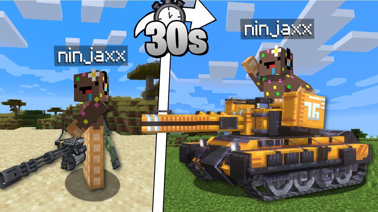 Finir Minecraft mais toute les 30 sec j'ai UN FLINGUE..