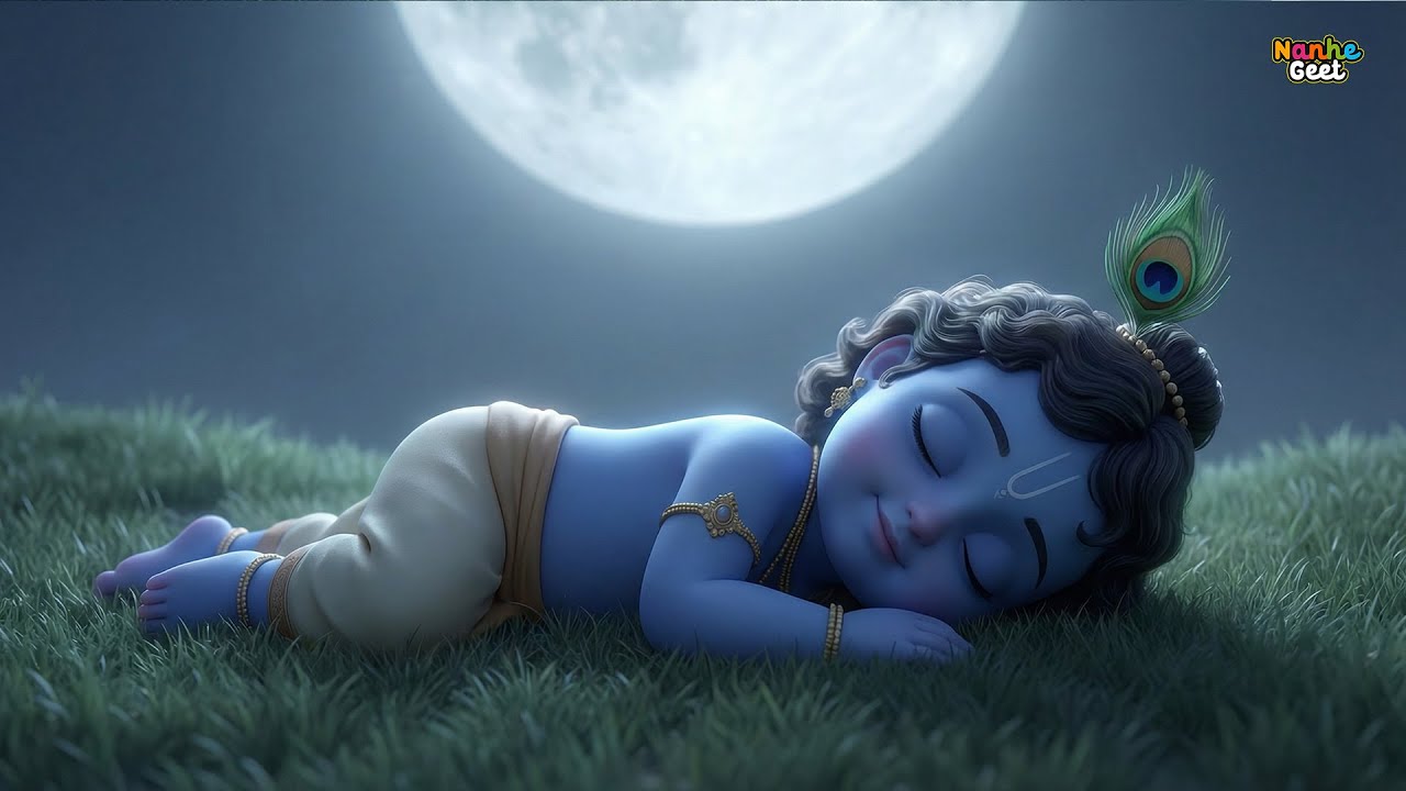 Baby Krishna Sleep Lullaby | Kisna Aayega | Nanhe Geet