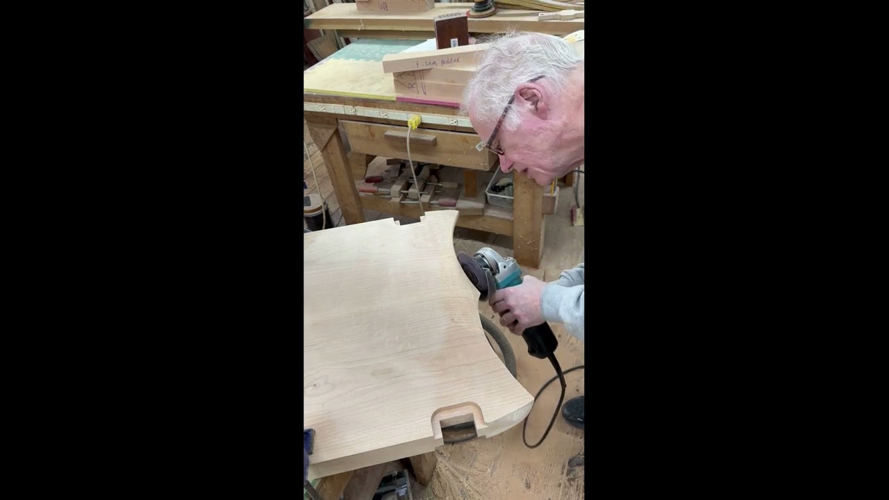 Shaping the underside of the seat