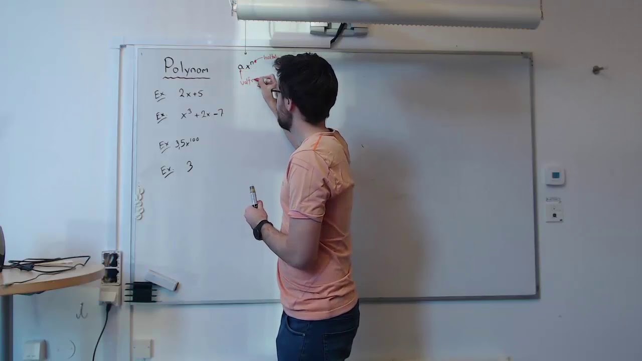 Matematik 2 och 3. Vad &auml;r ett polynom? F&ouml;rklaring och exempel!