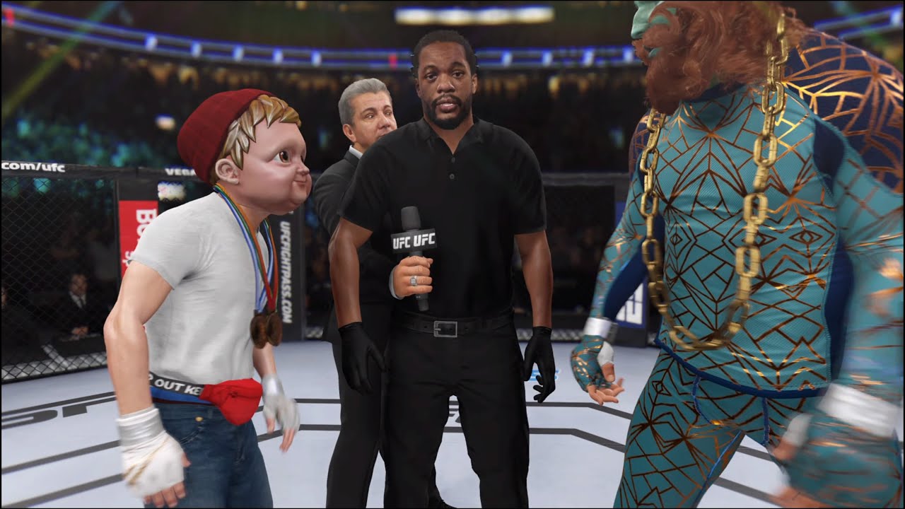 Hasbulla vs. King Neptune - EA Sports UFC 4 - Crazy UFC 👊🤪