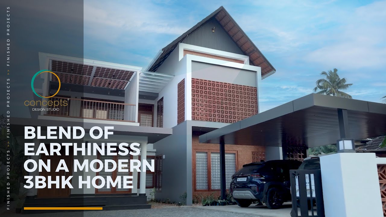 A Blend of Earthiness in a Modern 3BHK Home | Concepts Design Studio