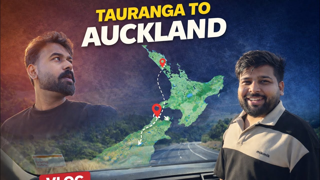 Tauranga to Auckland Road Trip Vlog | Beautiful New Zealand Drive 🇳🇿