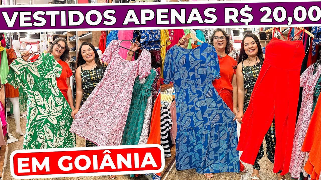 ROUPAS FEMININAS NO ATACADO EM GOIANIA | VESTIDOS POR R$ 20,00