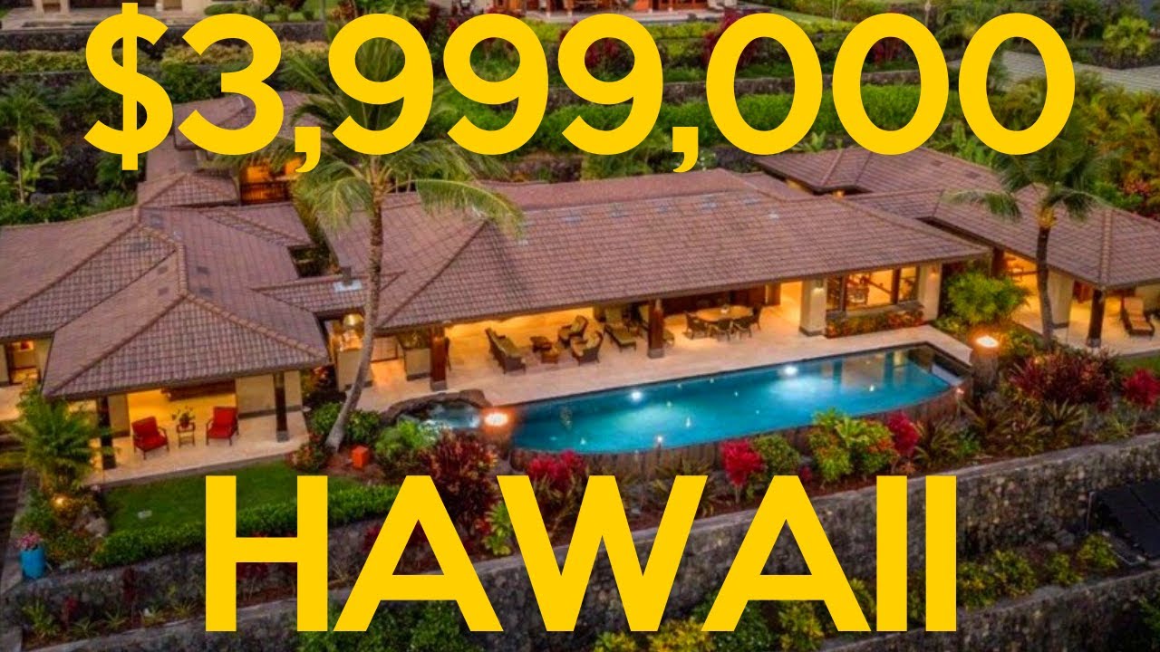 Luxury home for sale $3,999,000, 4,276, 4BD, 5.5BA, pool, spa, ocean view Kona Hawaii