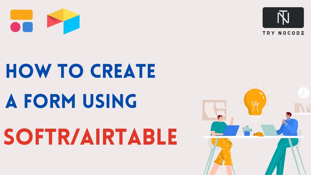 Learn How To Create A Form Using Softr/Airtable. #nocode #web
