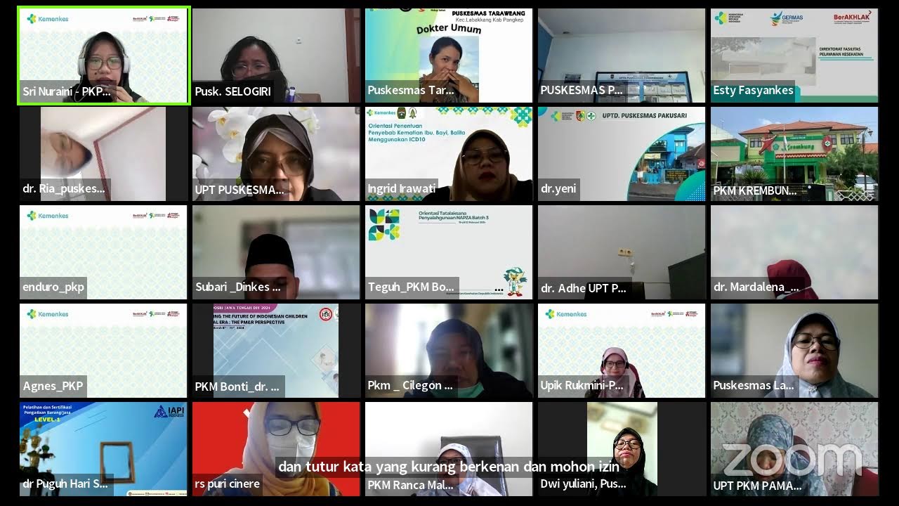 Sosialisasi SE dan PPK Bagi Dokter di FKTP dengan Topik Demam Berdarah Dengue (DBD)