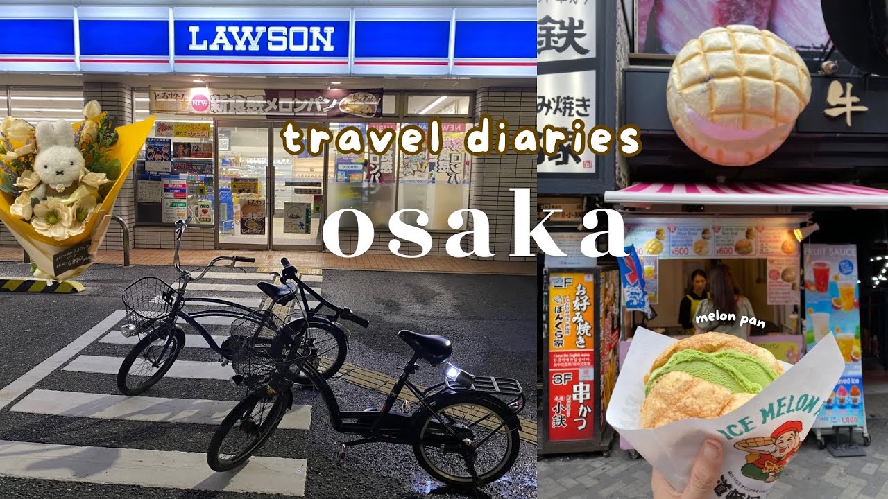 OSAKA VLOG 🇯🇵 | flower miffy (• x •) first time | what to do in Osaka, JAPAN 🍣 (4K)