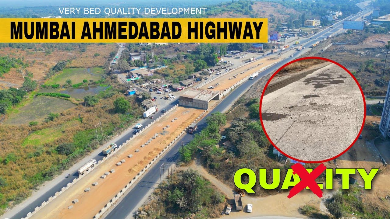 Mumbai Ahemdabad Highway || NH-48 Re-Development Update #mumbai #4k