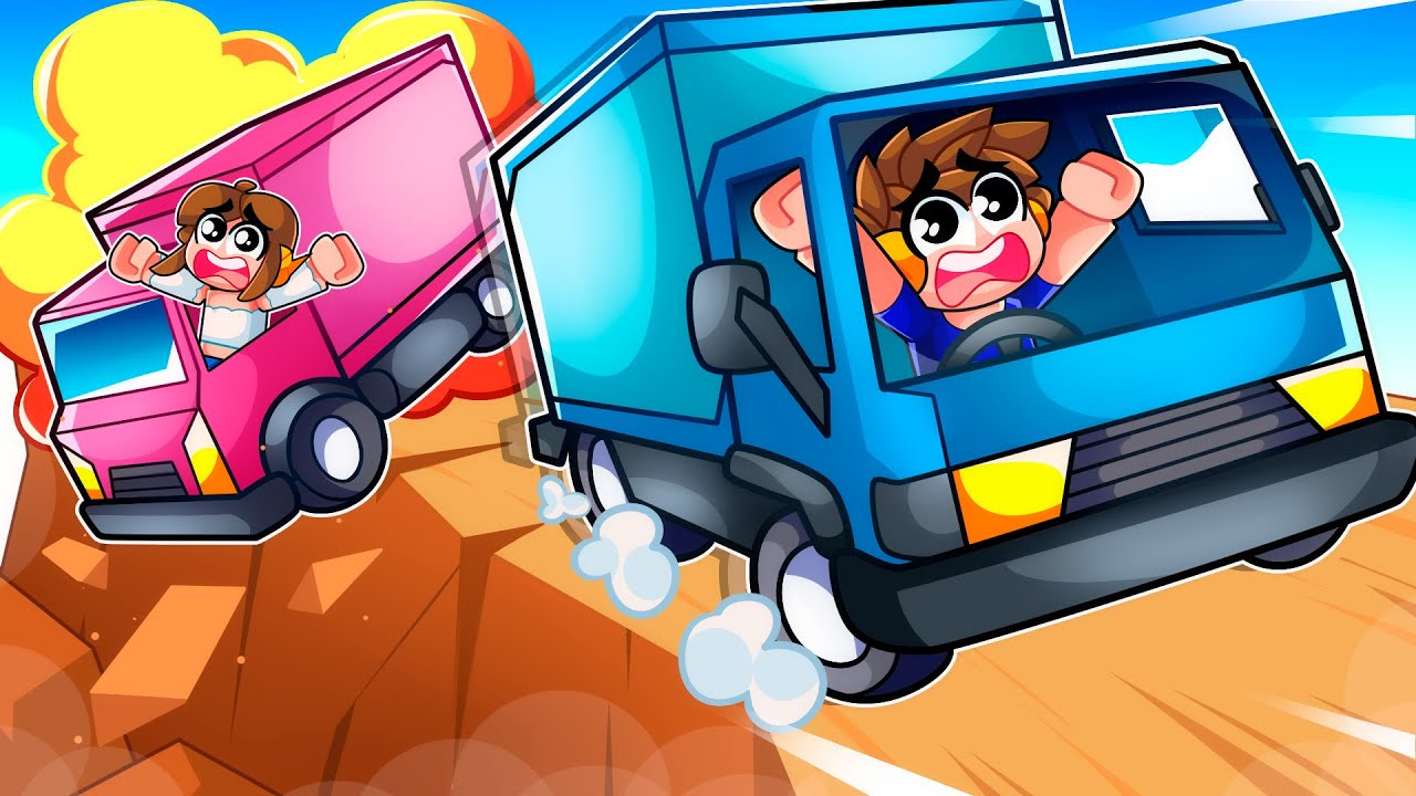 DIRIGINDO NA ESTRADA MAIS PERIGOSA do ROBLOX!