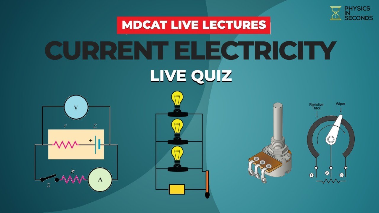 MDCAT Physics Live Quiz - Unit#10 Current Electricity