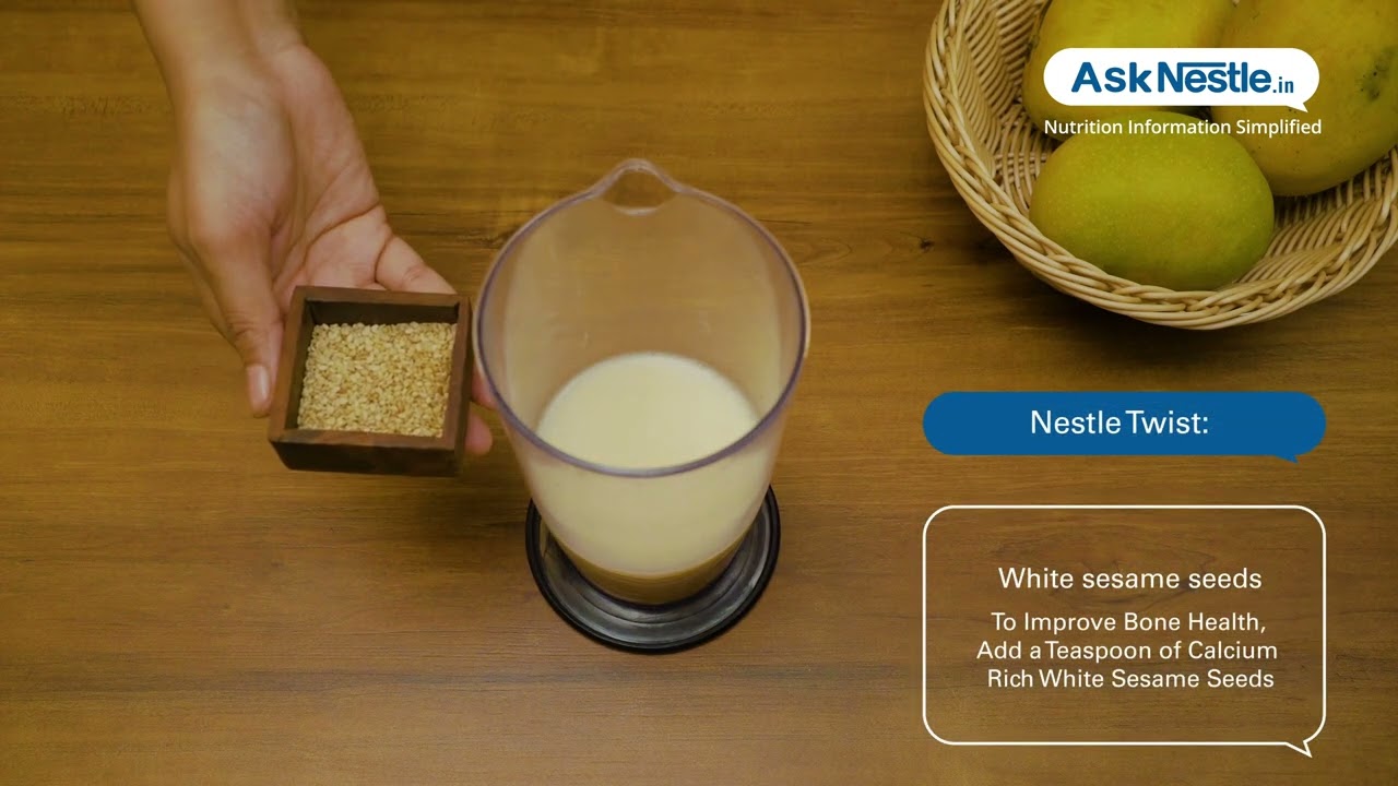 Mango Smoothie (Almond Milk) Recipes | Healthy Food Recipes | Ask Nestl&eacute;