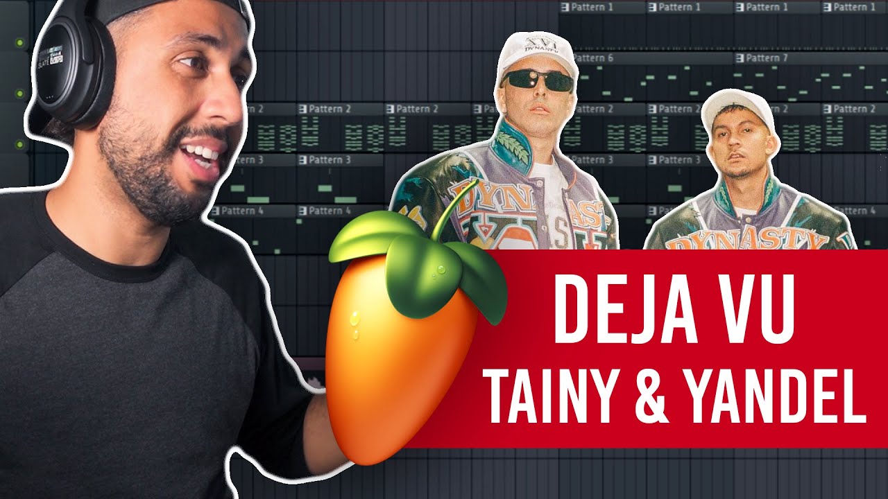 Asi se hace DEJA VU de TAINY y YANDEL en FL STUDIO 20 - Como hacer un beat de reggaeton